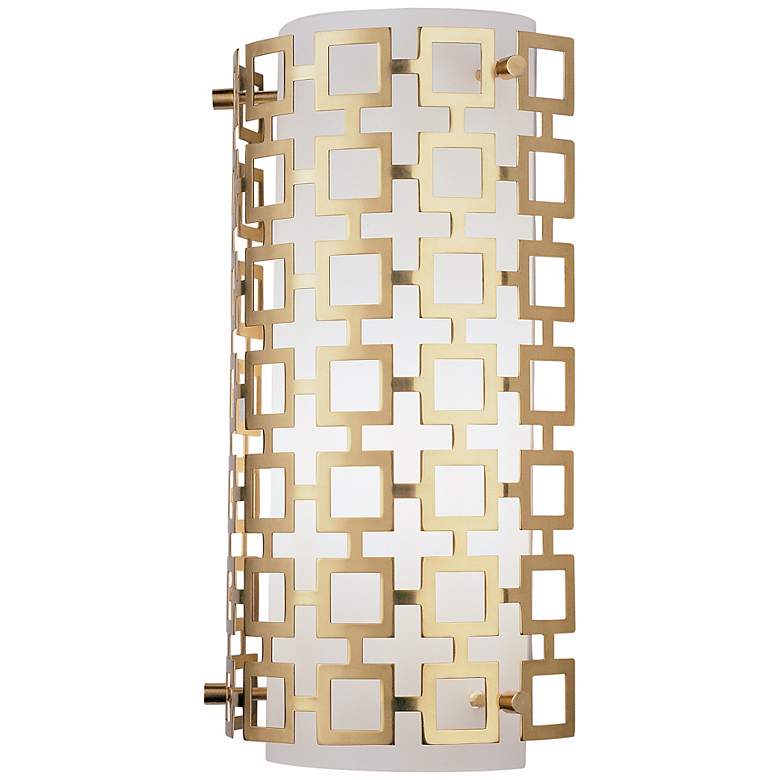 Jonathan Adler Parker Collection 15 inch High Brass Wall Sconce