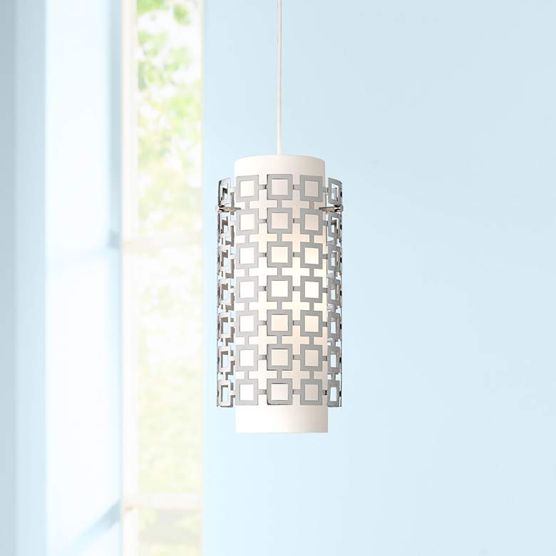 Image 1 Jonathan Adler Parker Collection Nickel Pendant Light