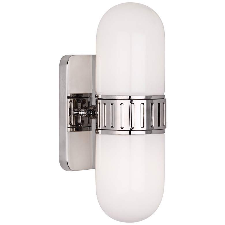 Jonathan Adler Rio 13&quot; High Polished Nickel Wall Sconce