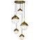 Jonathan Adler Rio 27" Wide Antique Brass Chandelier