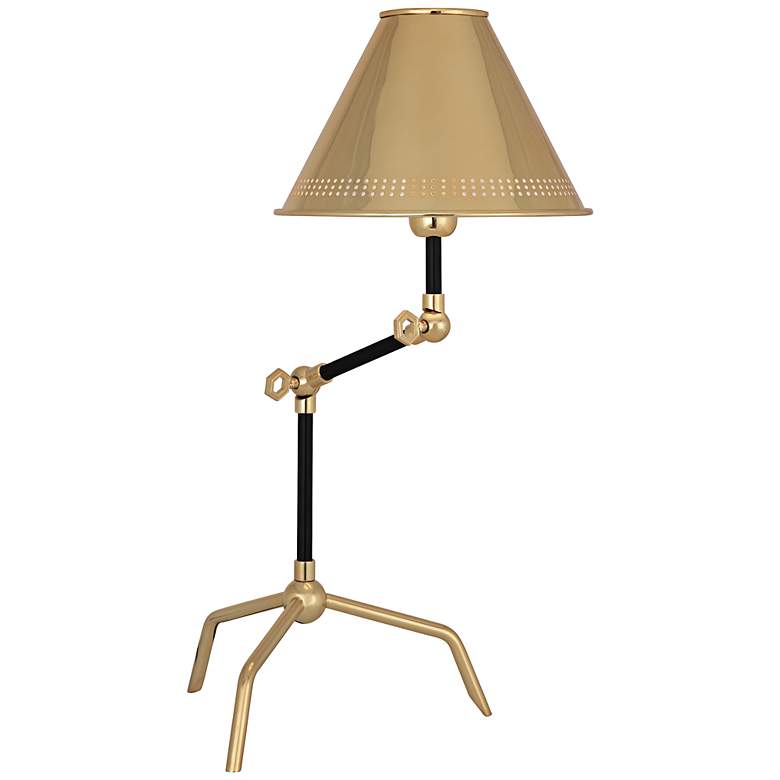 Image 1 Jonathan Adler St. Germain Black and Brass Table Lamp