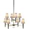 Jonathan Adler Ventana 41 1/2"W Two-Tier Antique Brass Chandelier