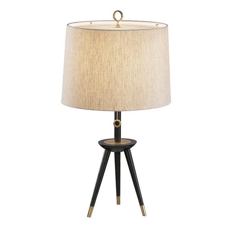 Image 1 Jonathan Adler Ventana Wood Table Lamp