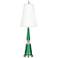 Jonathan Adler Versailles Emerald Green Lacquer Table Lamp
