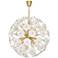 Jonathan Adler Vienna 32 1/2"W Modern Brass Pendant Light