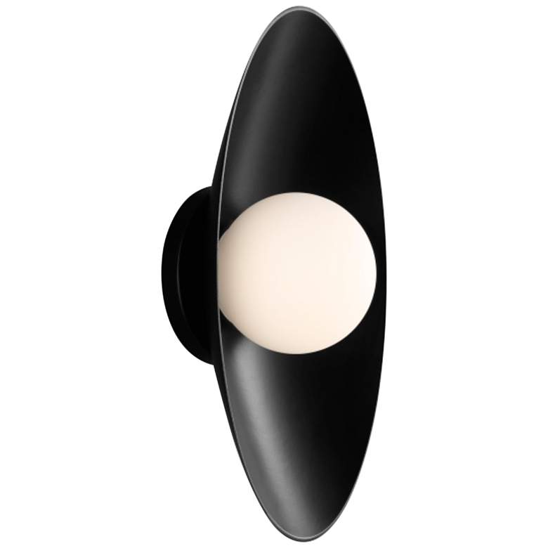 Image 1 Joni 13 inch High Matte Black LED Wall Sconce