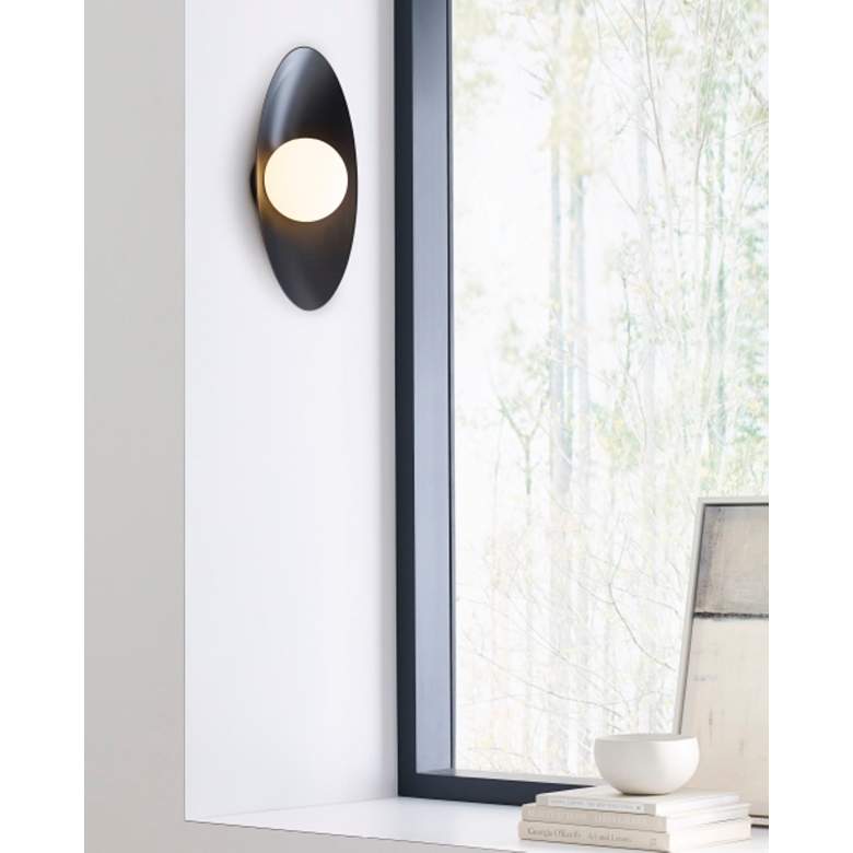 Image 4 Joni 13 inch High Matte Black LED Wall Sconce more views