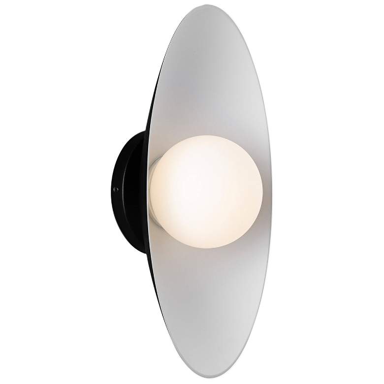 Image 1 Joni 13" High Matte White LED Wall Sconce