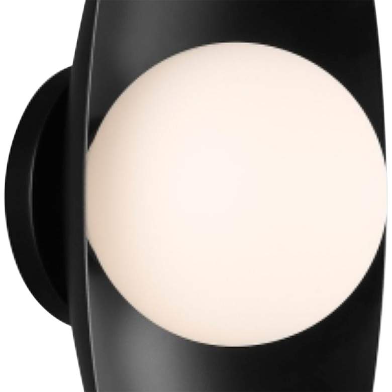 Image 2 Joni 16" High Matte Black LED Wall Sconce more views
