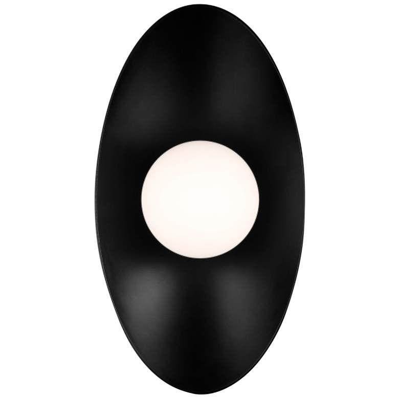 Image 3 Joni 16" High Matte Black LED Wall Sconce more views