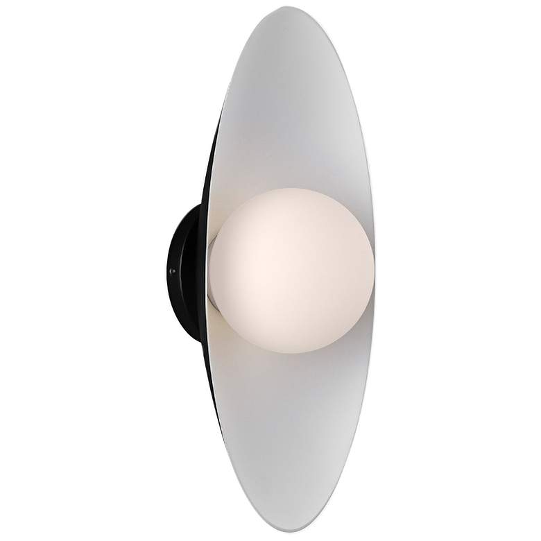 Image 1 Joni 16" High Matte White LED Wall Sconce