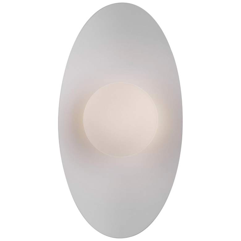 Image 3 Joni 16" High Matte White LED Wall Sconce more views
