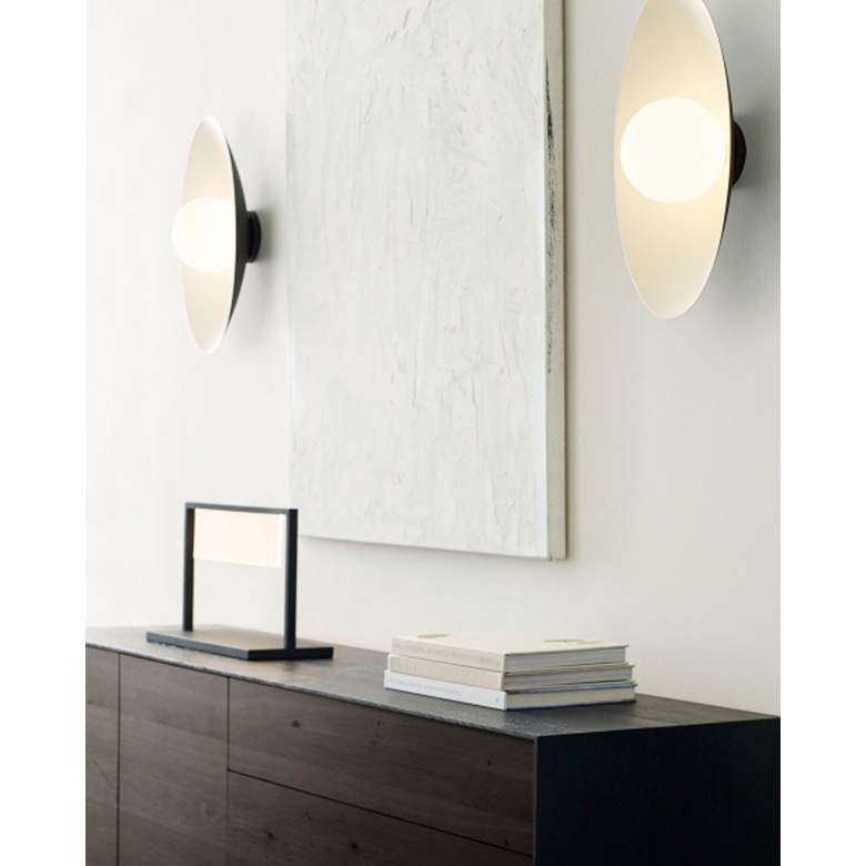Image 4 Joni 16" High Matte White LED Wall Sconce more views