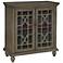 Joplin Textured Gray 2-Door Cabinet