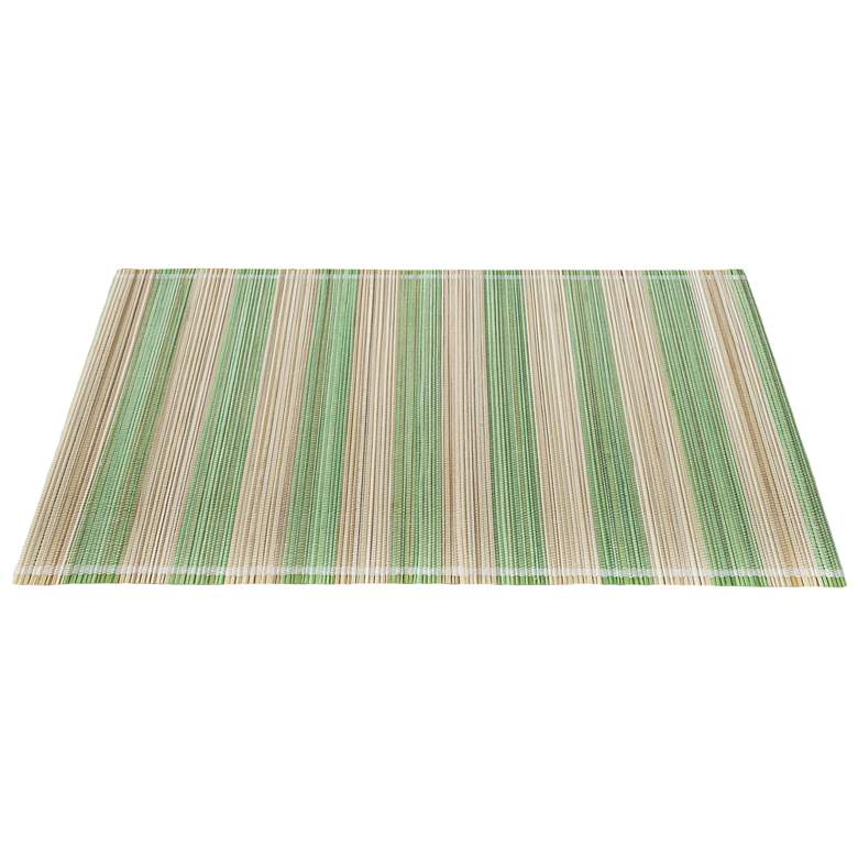 Image 4 Jora Faded Green Bamboo Placemat - Set of 4 more views