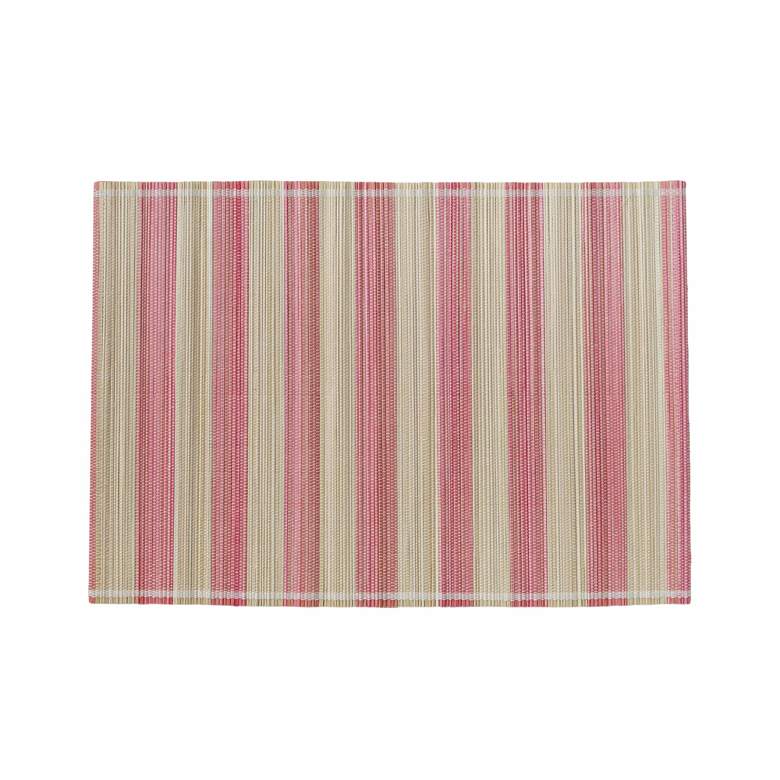 Image 3 Jora Faded Pink Bamboo Placemat - Set of 4 more views