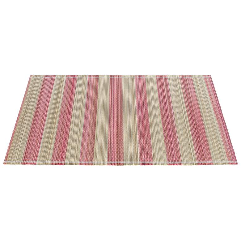 Image 4 Jora Faded Pink Bamboo Placemat - Set of 4 more views