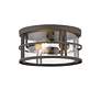 4_Jordan 12"W Oil-Rubbed Bronze 3-Light Outdoor Ceiling Light more views