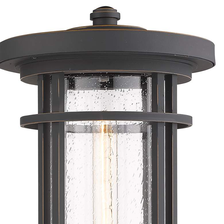 Image 2 Jordan 19 3/4"H Oil-Rubbed Bronze Outdoor Pier Mount Light more views