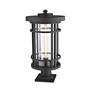 4_Jordan 22 1/4" High Black Outdoor Pier Light more views