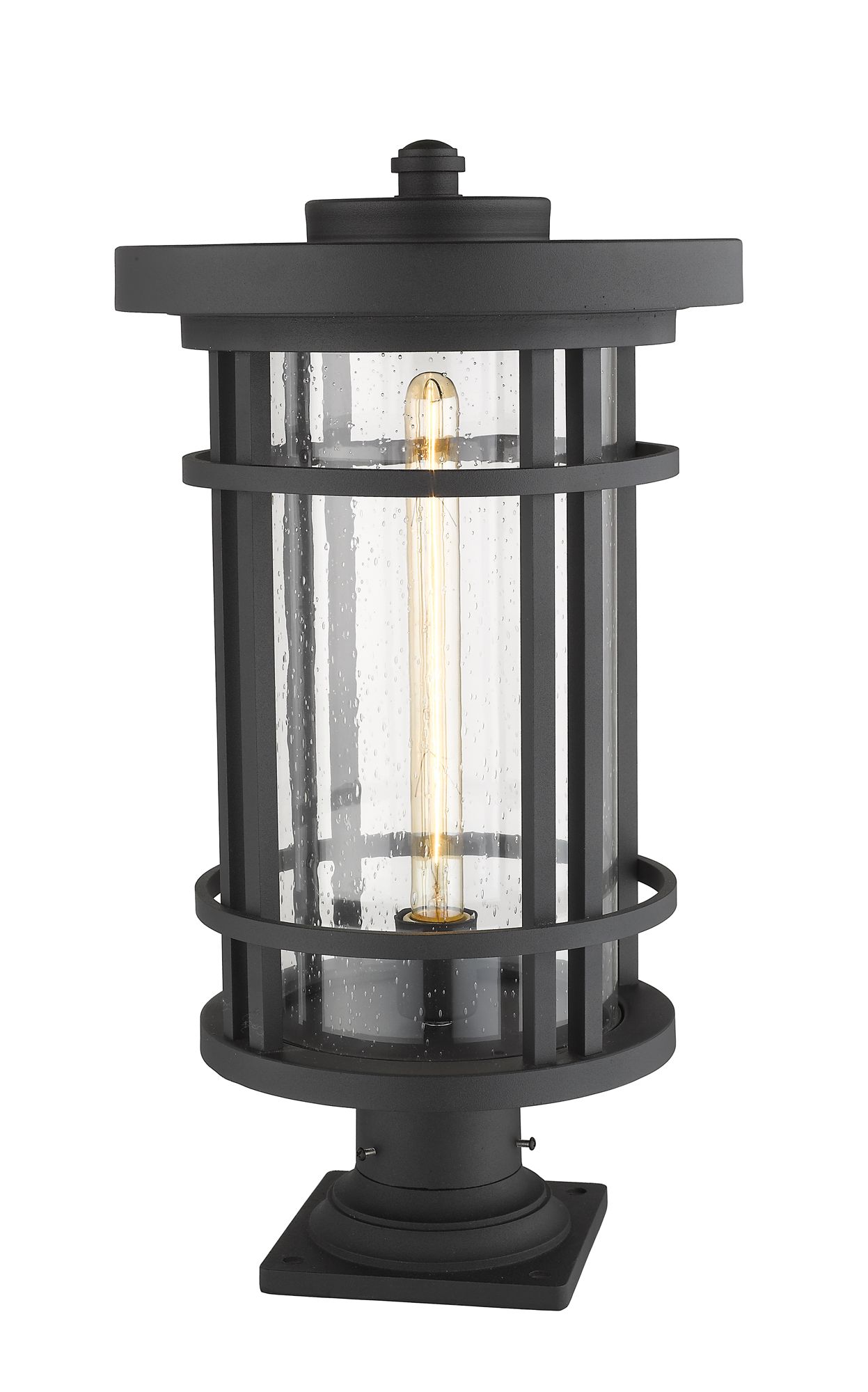 Image 5 Jordan 22 1/4" High Black Outdoor Pier Light more views