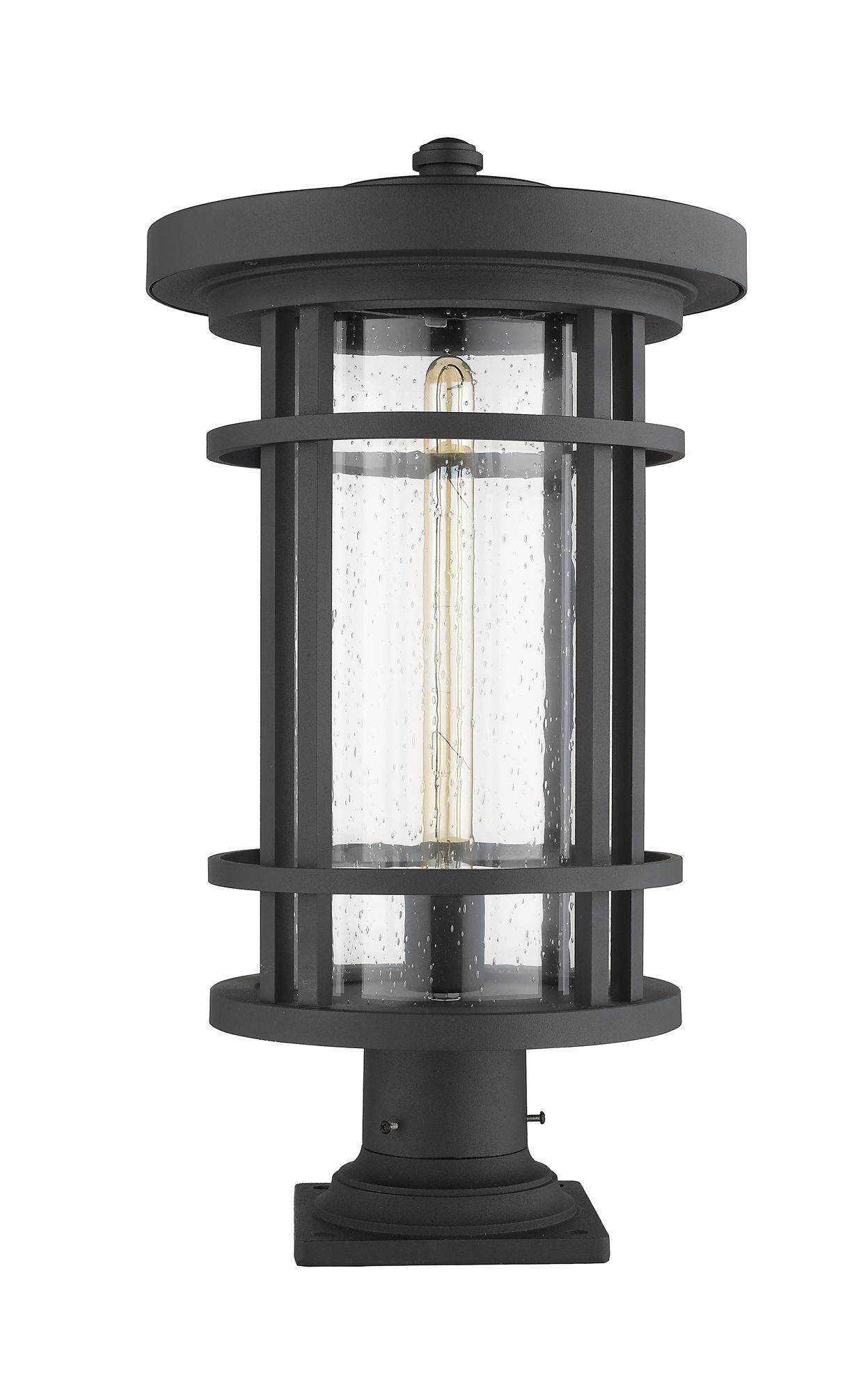 Image 7 Jordan 22 1/4" High Black Outdoor Pier Light more views