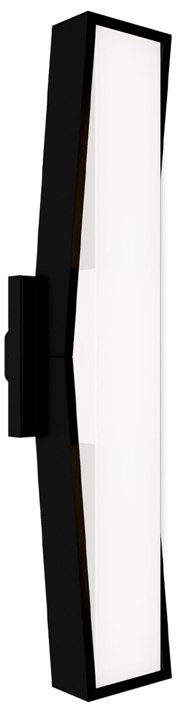 Jordan 24"H x 5.25"W 1-Light Outdoor Wall Light in Black