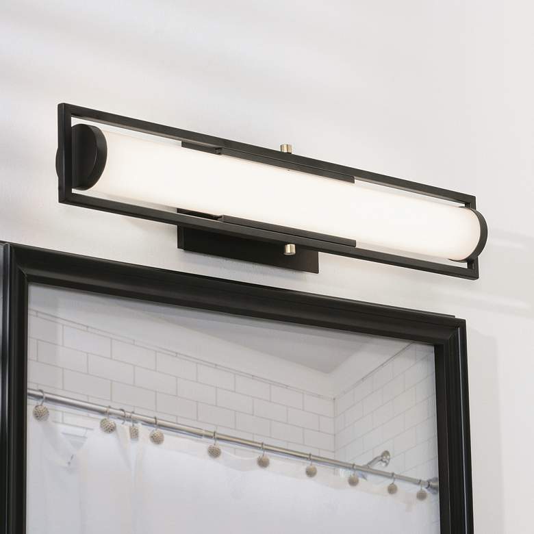 Image 1 Jordan 24" Wide Black LED Vanity