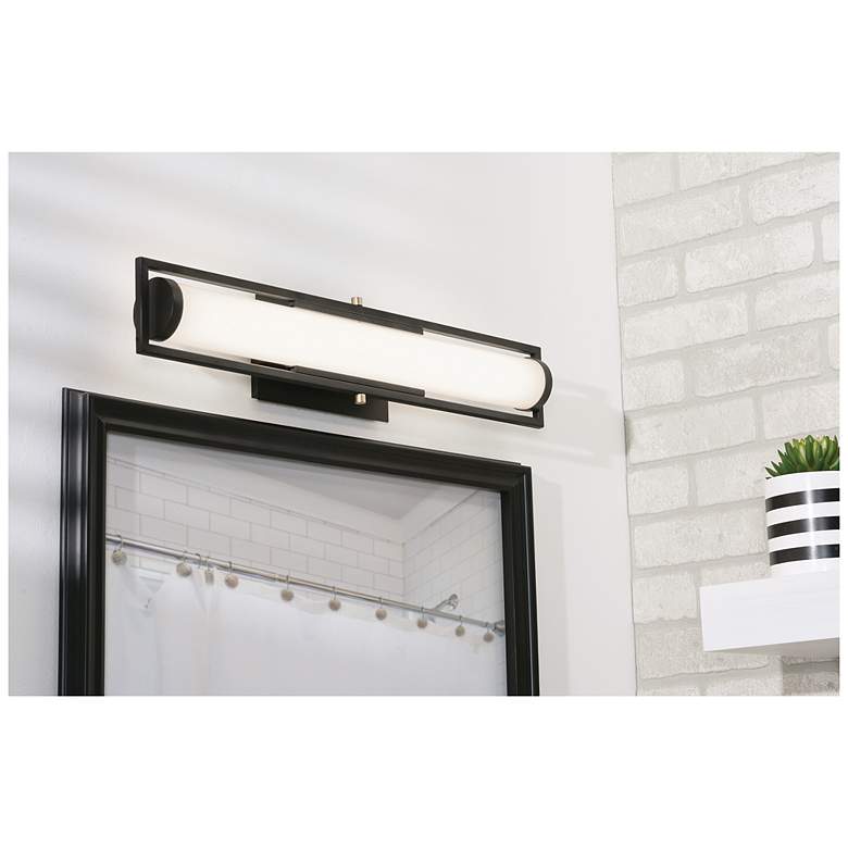 Image 3 Jordan 24" Wide Black LED Vanity more views