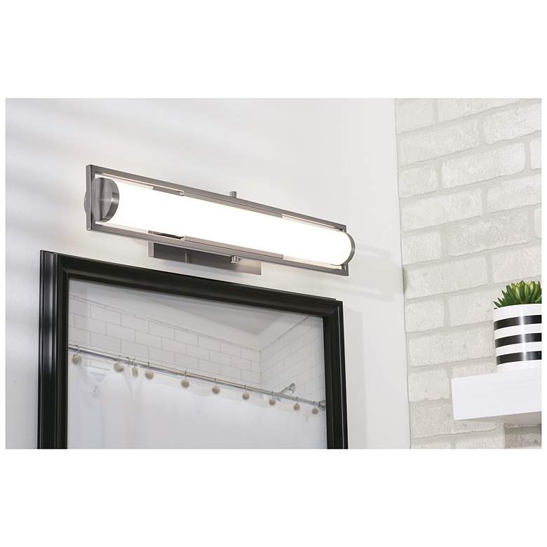 Image 3 Jordan 24" Wide Satin Nickel LED Vanity more views