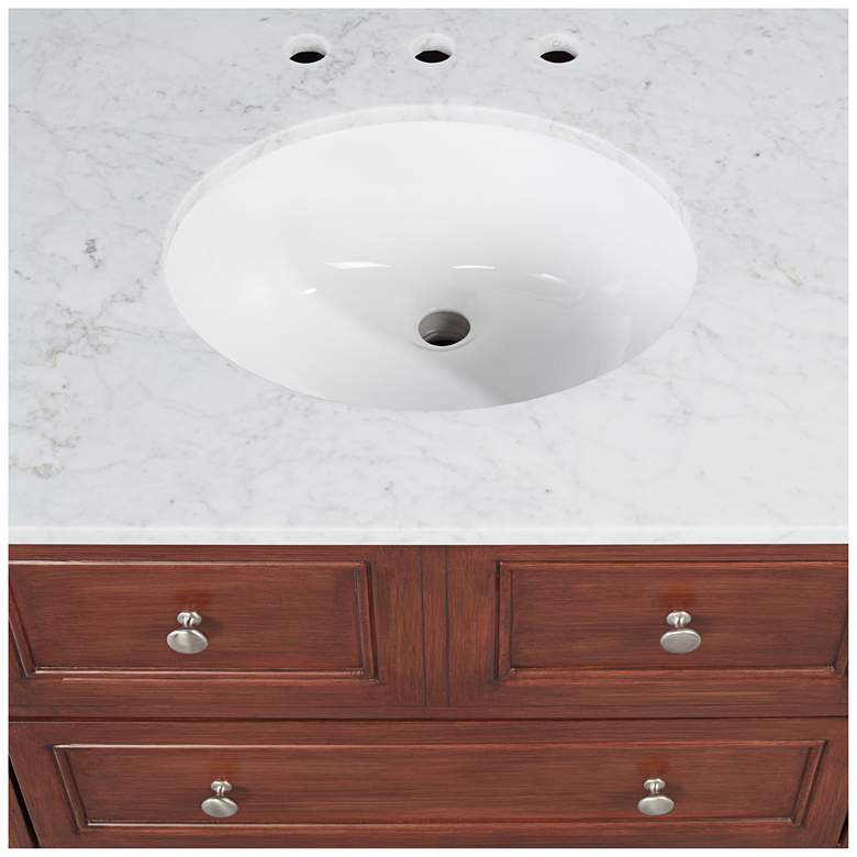 Image 6 Jordan 32" Wide 1-Drawer Teak Wood Single Sink Vanity more views