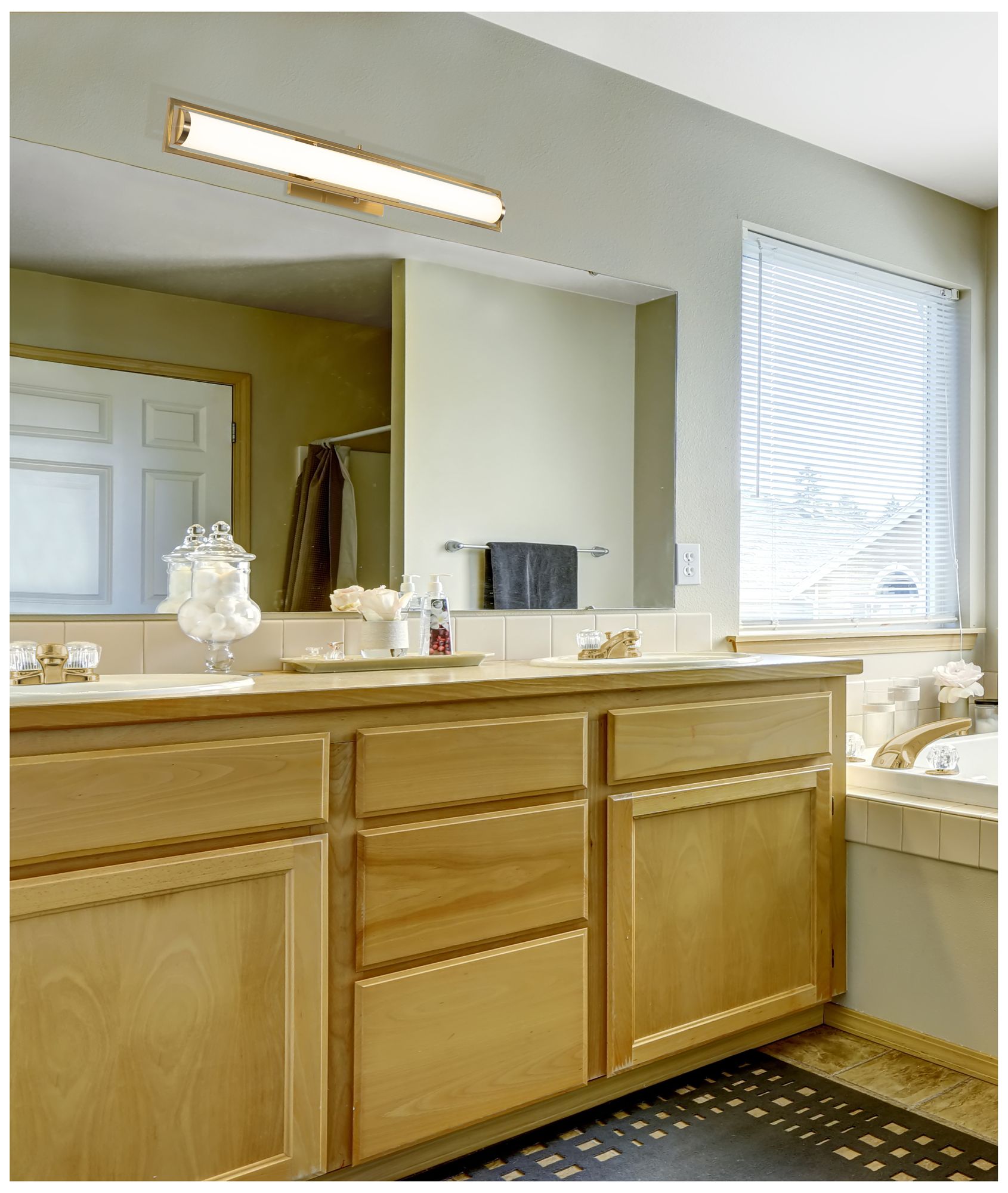 Image 2 Jordan 36" Wide Light Antique Brass LED Vanity more views