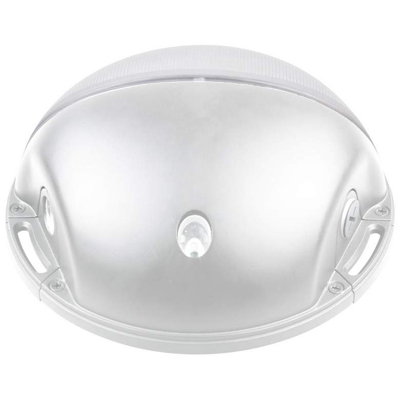 Image 4 Jordan 8 3/4" High White LED Round Outdoor Wall Light more views