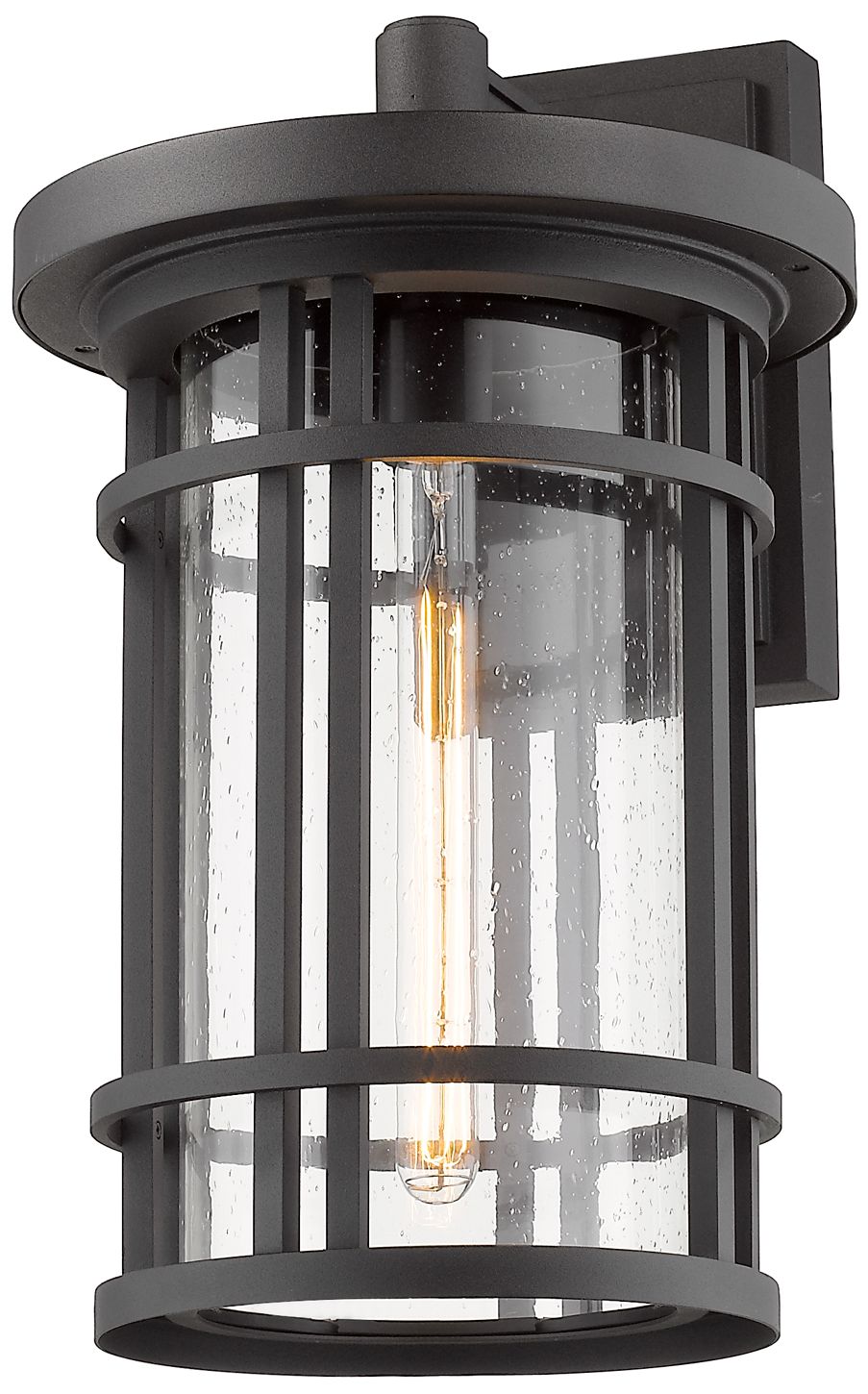 Image 3 Jordan by Z-Lite Black 20 inch 1 Light Outdoor Wall Sconce more views