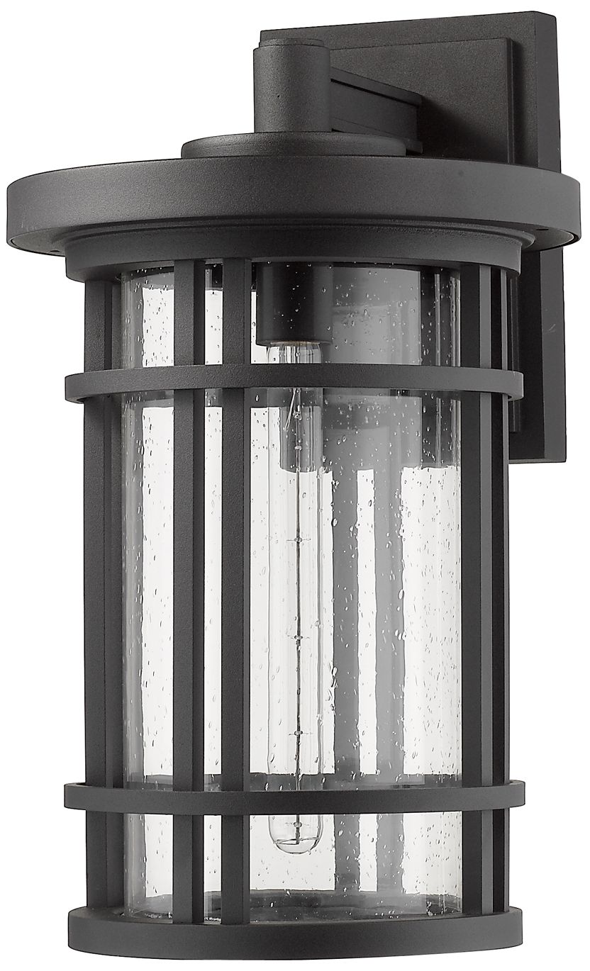 Image 6 Jordan by Z-Lite Black 20 inch 1 Light Outdoor Wall Sconce more views