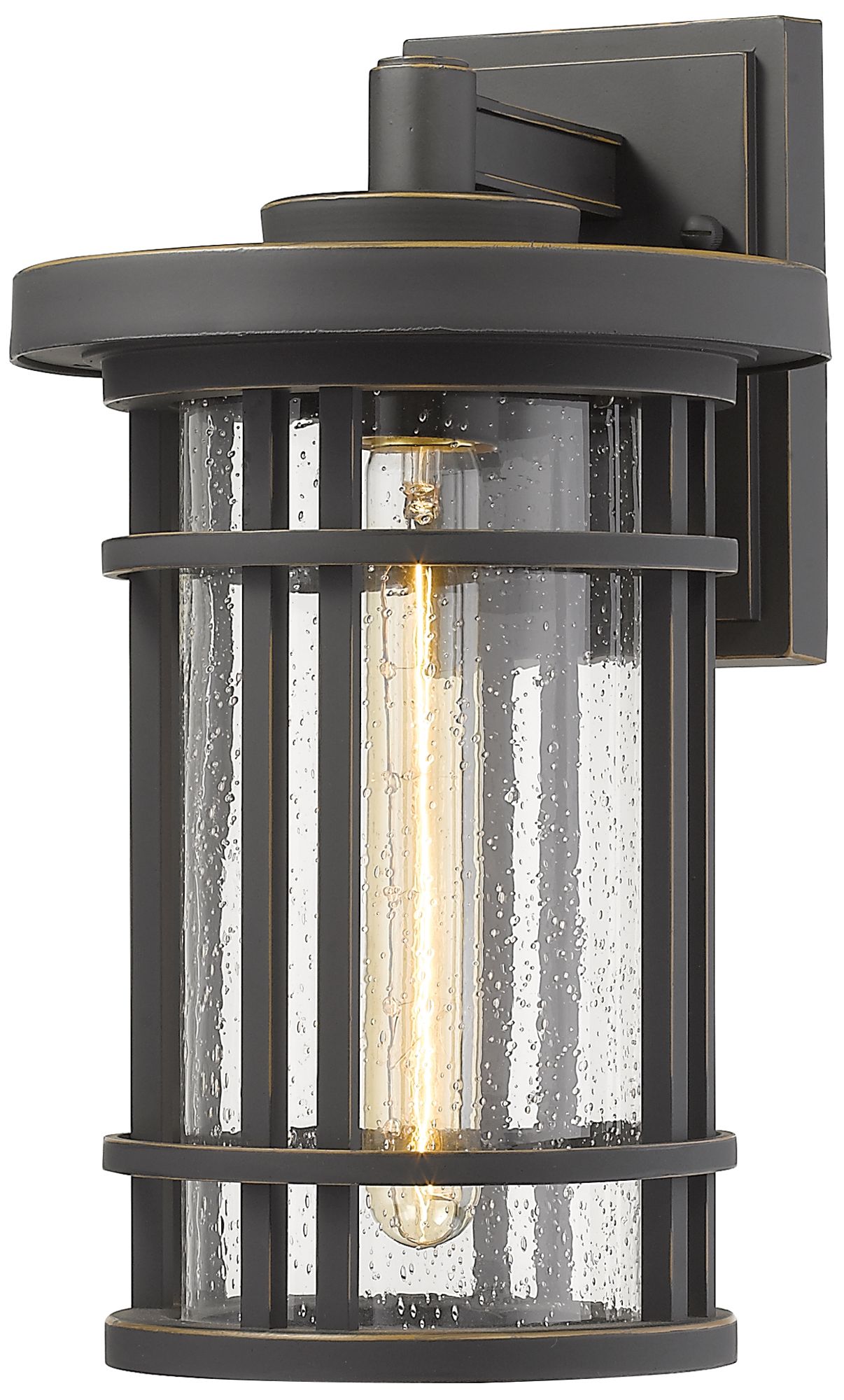 Jordan by Z-Lite Oil Rubbed Bronze 13.5 inch 1 Light Outdoor Wall Sconce