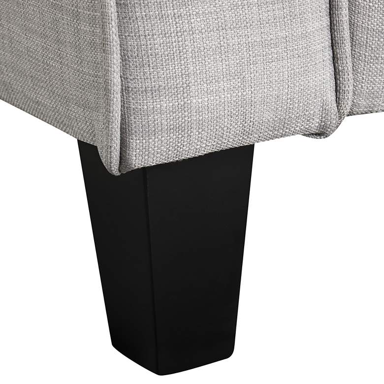 Image 4 Jorden Light Gray Fabric Accent Chair more views