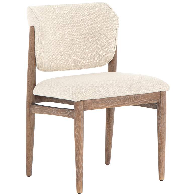 Image 1 Joren Mid-Century Taupe Nettlewood Dining Chair