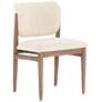 Joren Mid-Century Taupe Nettlewood Dining Chair