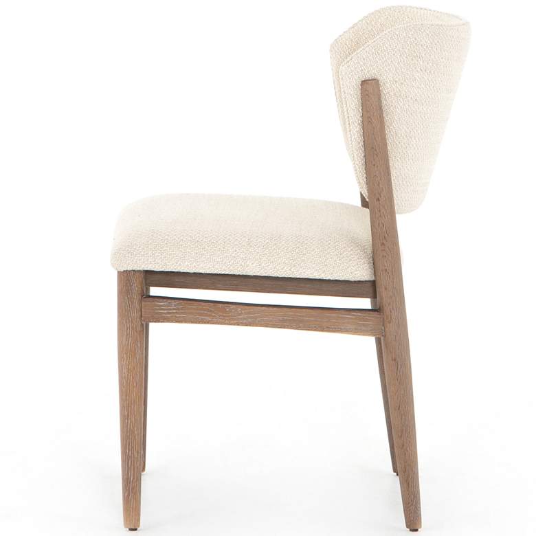 Image 7 Joren Mid-Century Taupe Nettlewood Dining Chair more views