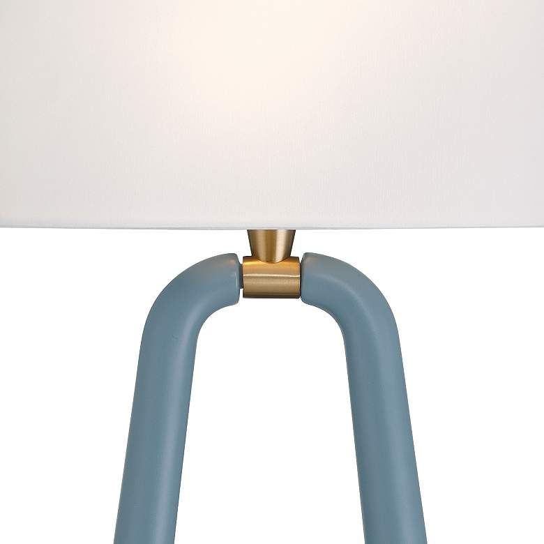 Image 6 Jori 2 Light Aged Brass + Blue Sconce more views