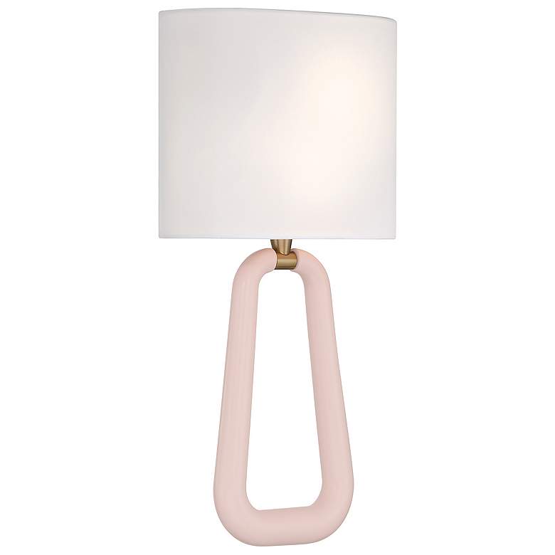 Image 3 Jori 2 Light Aged Brass + Blush Sconce more views