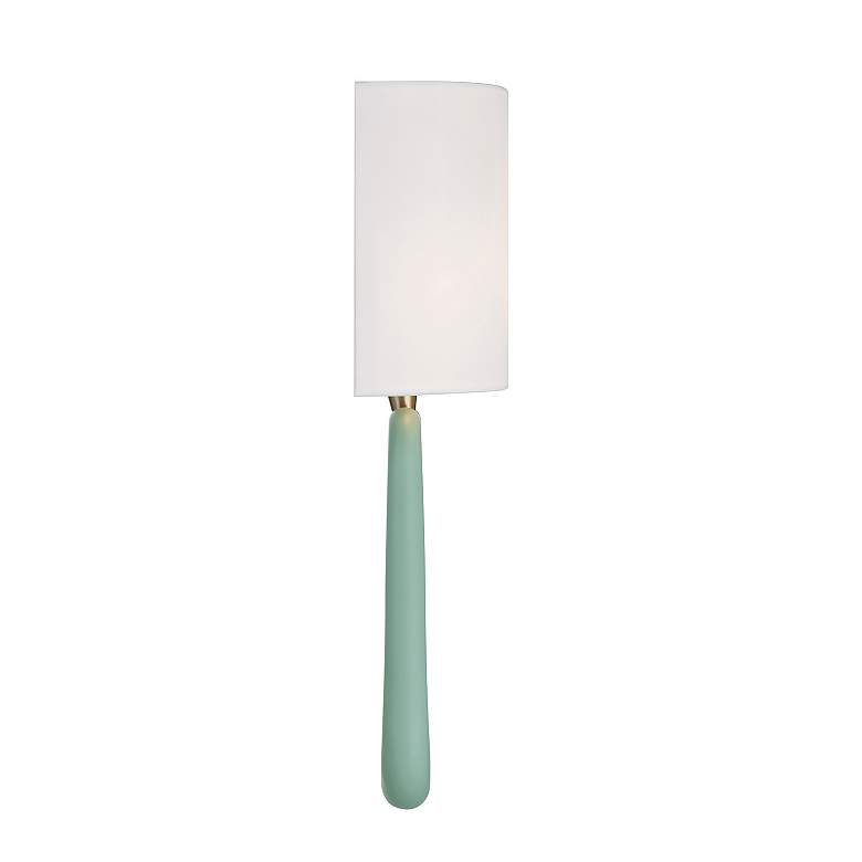 Image 5 Jori 2 Light Aged Brass + Green Sconce more views