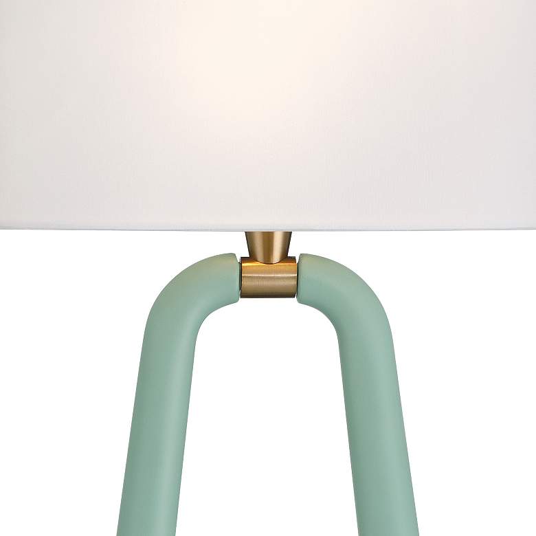 Image 6 Jori 2 Light Aged Brass + Green Sconce more views