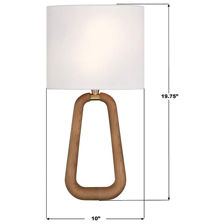 Image 6 Jori 2 Light Aged Brass + Wood Sconce more views