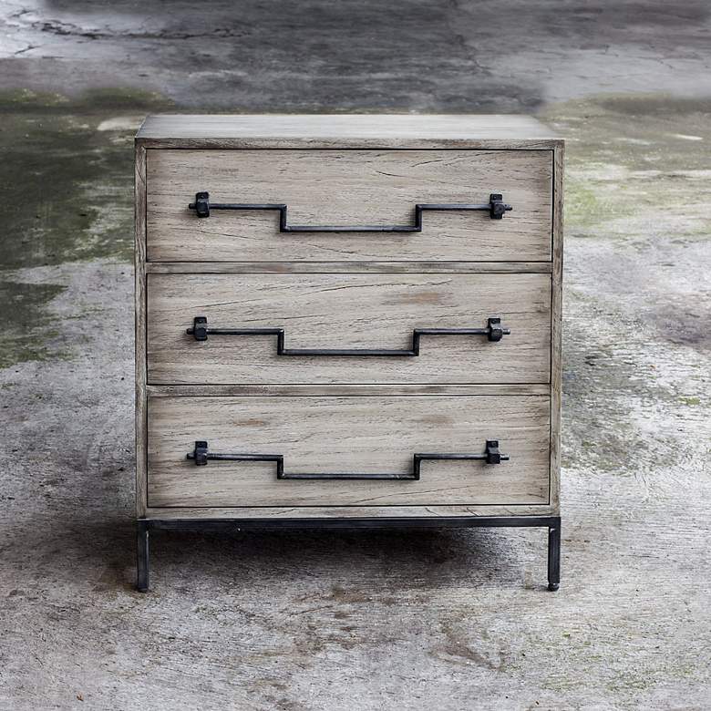 Image 5 Jory 30" Wide Aged Wood Farmhouse Accent Cabinet more views