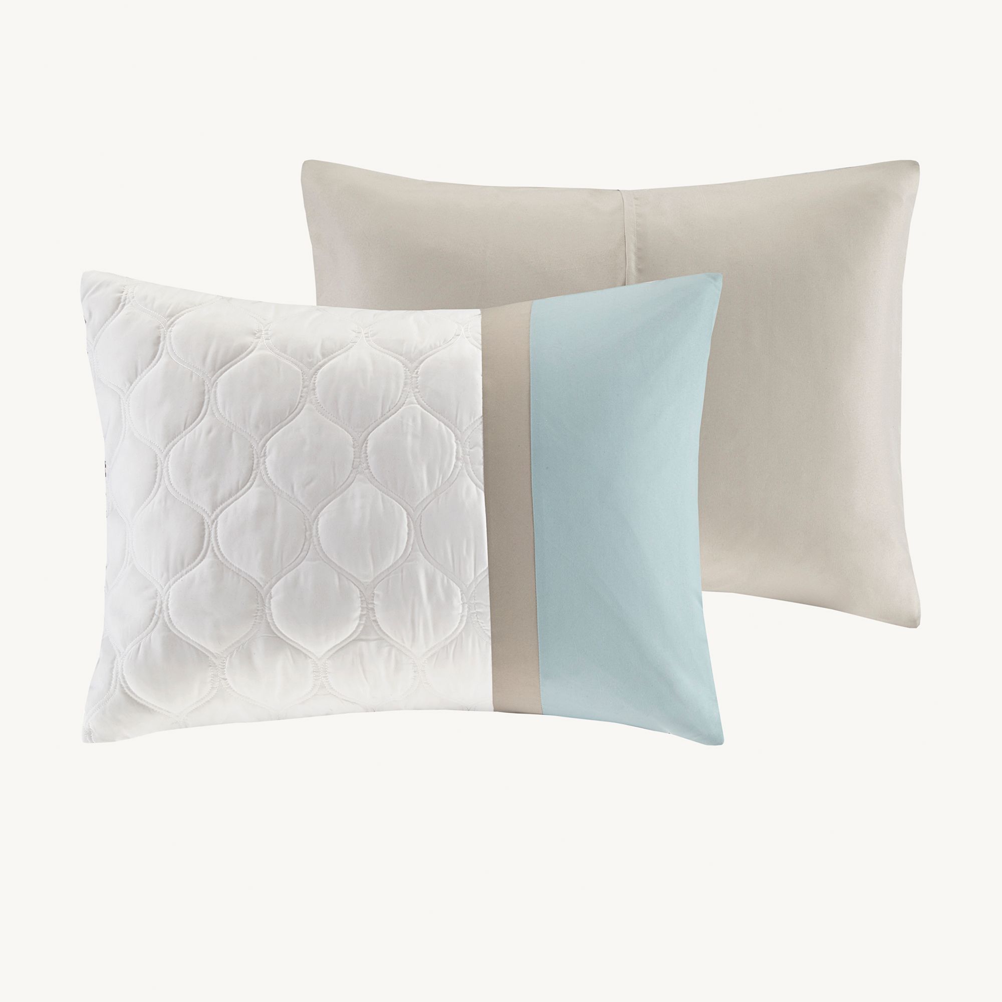 Josefina Seafoam White 8-Piece Cal King Comforter Bed Set