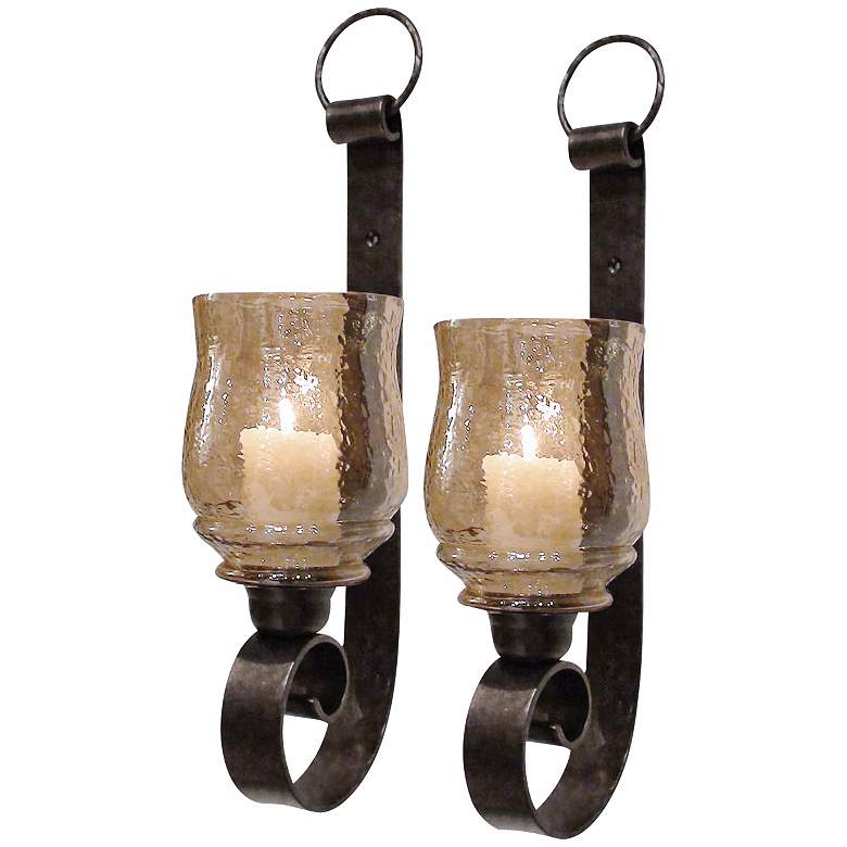 Image 2 Joselyn 18 inch High Wall Sconce Candle Holders - Set of 2