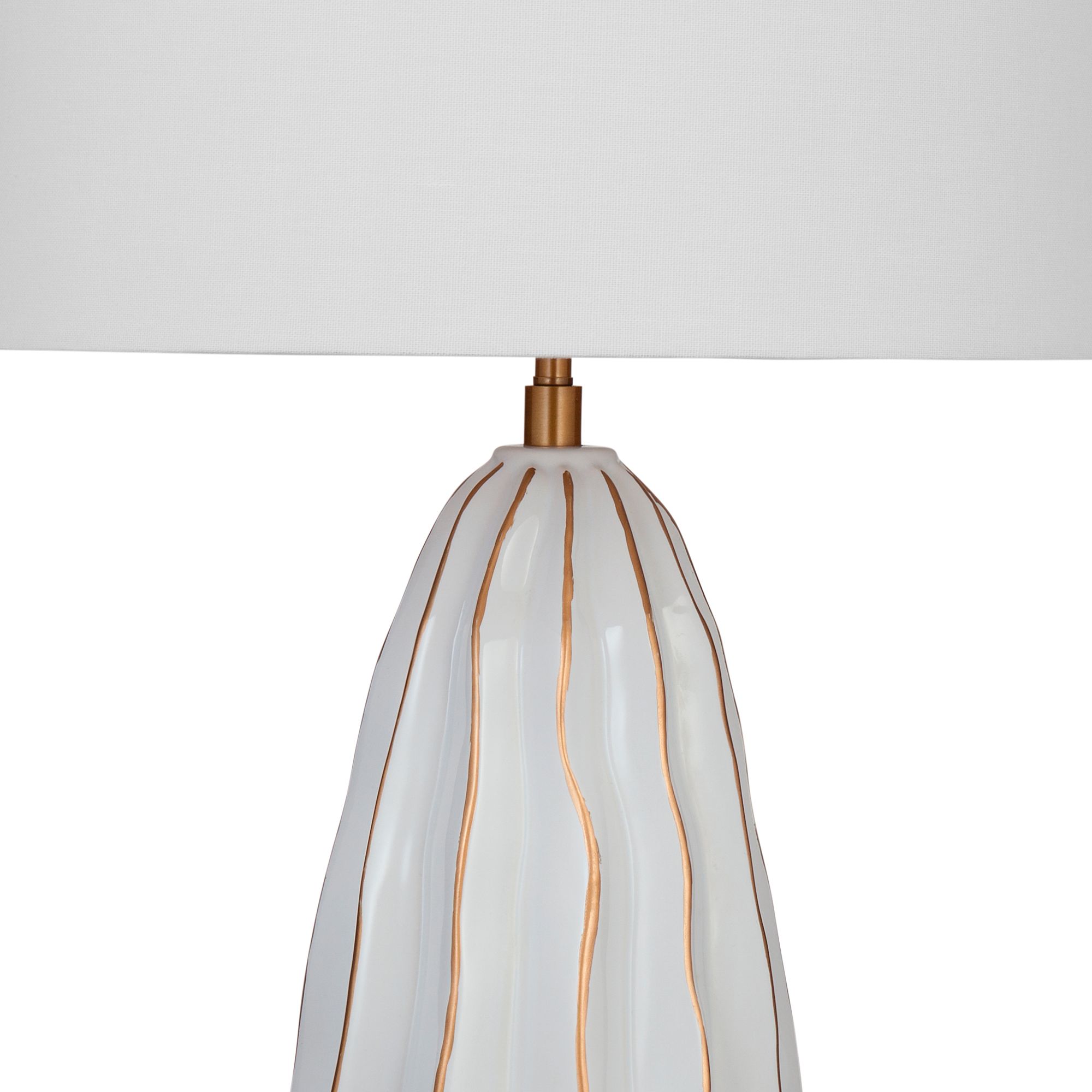 Image 2 Josephine 30" Modern Styled White Table Lamp more views