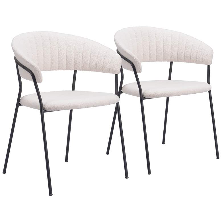 Image 1 Josephine Dining Chair (Set of 2) Cream